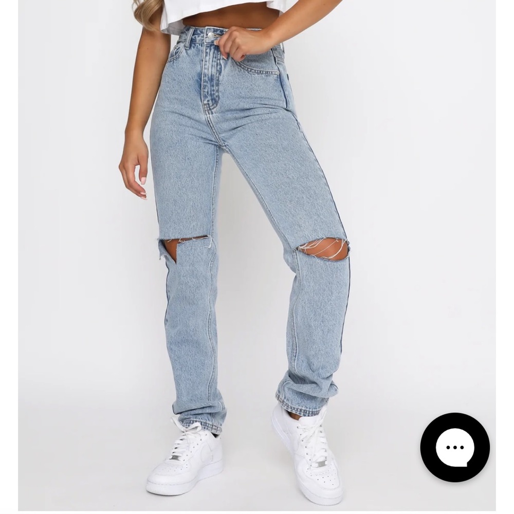 White fox jeans